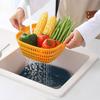 Double-Layer Drain Basket: Multifunctional Vegetable Washer & Fruit Storage Plate