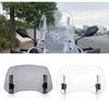 Foldable Motorcycle Windscreen Barrier Sturdy for Effective Wind Resistance Bikers Travel Friendly Easy Carry Windshield