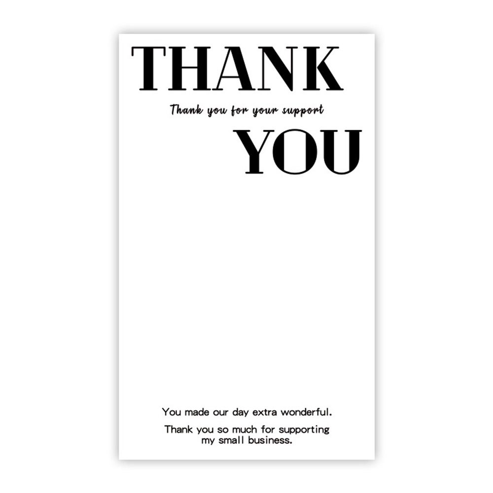 50PCS Commodity Packaging Thanks Decals 5.4*9cm Flower Sealing Labels Event