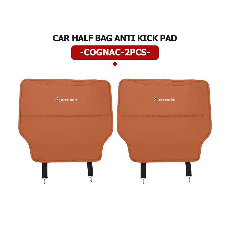 Leather Car Seat Back Protector Mat Prevent Dirty Anti Kick Pad For Citroen Grand Berlingo Jumper Celysee Xsara Picasso Aircross aia256