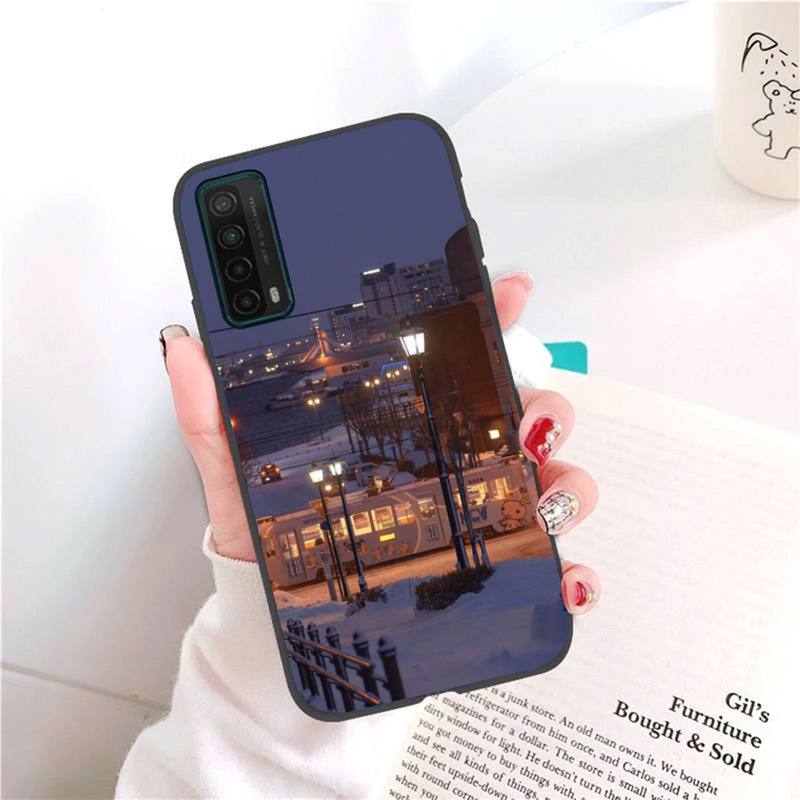 Милый и уютный чехол для телефона с пейзажем для Honor 7A Pro 7C 10i 8A 8X 8S 8 9 10 20 Lite силиконовый чехол