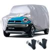 LINFEN Универсальный чехол для кузова автомобиля, устойчивый к ультрафиолету, тайфуну и желтой пыли, для легковых автомобилей и седанов, x 175 x 145 см, легкий чехол, 5-слойная конструкция, с флисовой подкладкой,