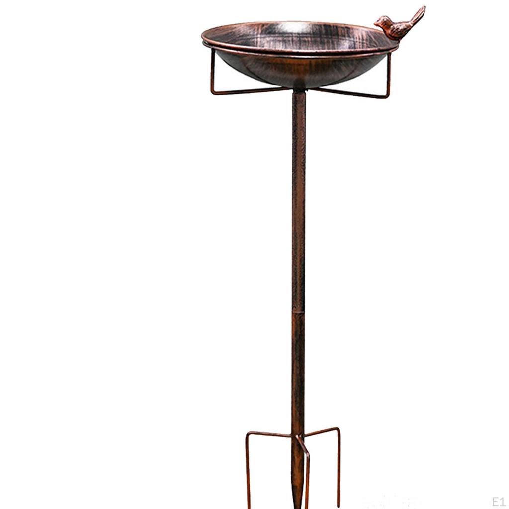 Металлическая кормушка для птиц, вместительная миска с 5 зубцами, украшение для