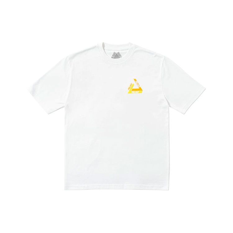 Palace Футболка Tri-Shadow белая унисекс-топы P15TS242