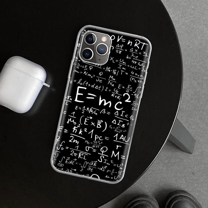 Чехол для телефона с изображением Физики Химии Математики для iPhone 11 12 13 Mini 14 15 Plus 16 Pro Max 17 Air 7 8 + SE Арт Индивидуальный Fund