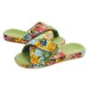 Fashion Litfun Open Toe Women Slippers Breathable Soft Bottom Indoor Home Shoes Waffle Cotton Slides Female Memory Foam Printed Sandals
