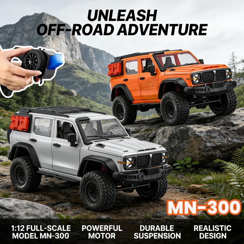 AAZP1 MN-300 Скалолазный Автомобиль RC CAR 1:12 полнопропорциональный полноприводный радиоуправляемый внедорожник 2.4G модель MN300 Подарок взрослому Детские игрушки