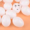 4 шт. Устойчивое к падениям искусственное яйцо Гладкая поверхность Пластик Реалистичное Сделай сам Пасхальное Компактное Куриное яйцо для детей