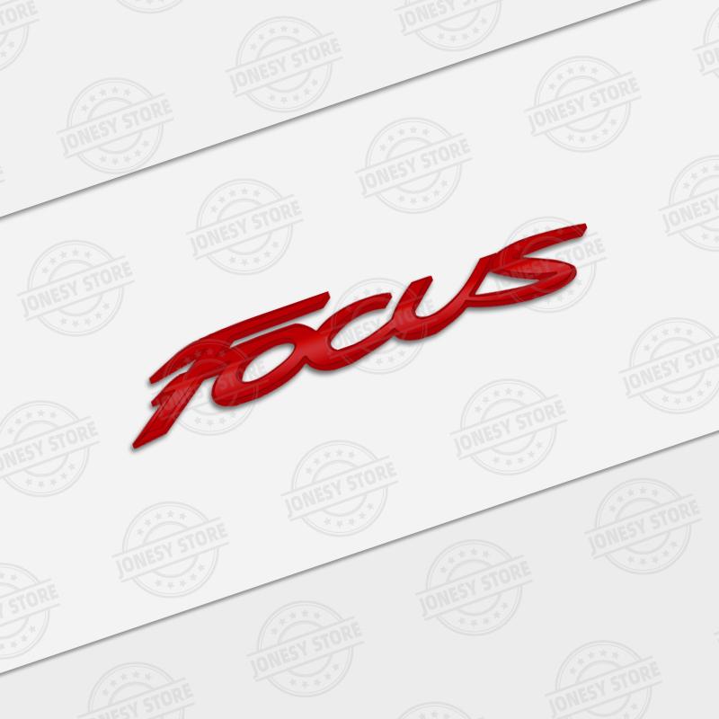 Auto Metal For Ford Focus Fiesta Logo RS ST Line MK2 MK3 MK4 3D Badge BMJU2 Lettering Decals Trunk Sticker Car Styling