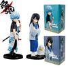 2 вида 14 см Аниме Гинтама Фигурка Саката Гинтоки Кацура Котаро Подставка Аниме Модель Игрушки Подарки Коллекция Украшения