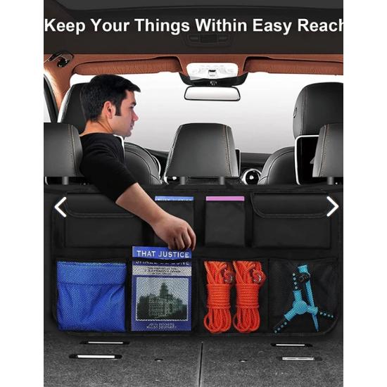 8 карманов, органайзер для хранения на спинке автомобильного сиденья, сумка для багажа автомобиля, аксессуар для салона автомобиля