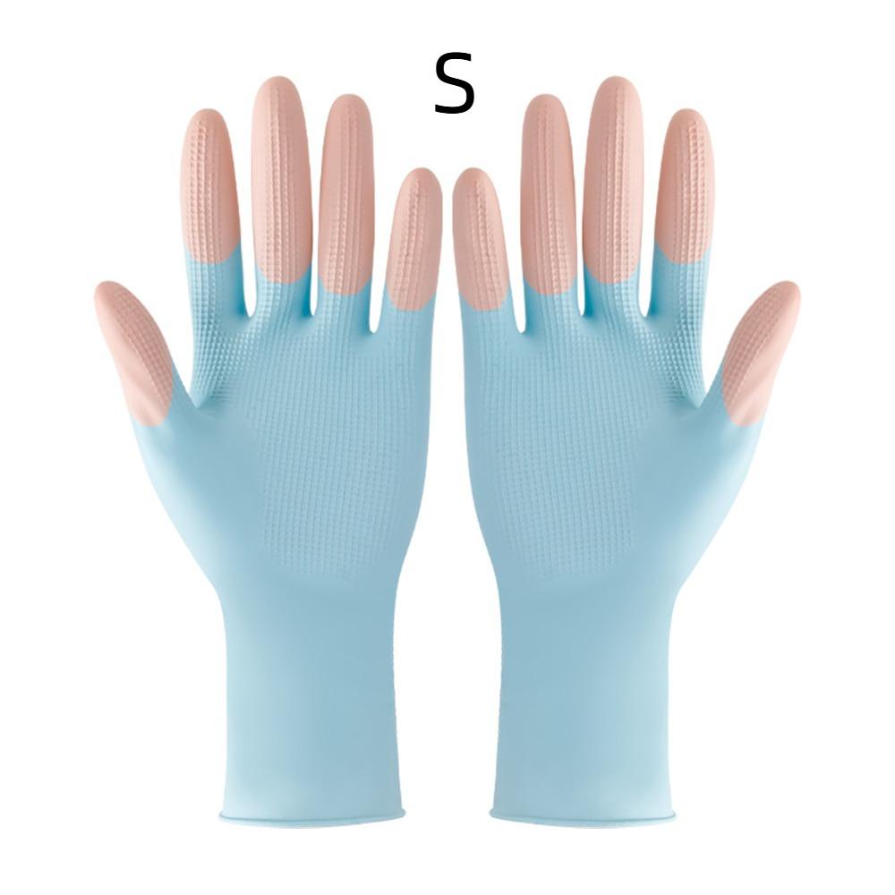 Утолщенные манжеты Перчатки для мытья посуды Удлиненные перчатки для домашней работы Подарки Резиновые латексные перчатки
