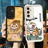 Чехол для телефона Samsung Galaxy A17 A16 A15 A14 A13 Мультяшный Толстый Тигр Смешной A56 A36 A26 A55 A35 A25 A54 A34 A24 A53 A33 A23 A07 A0