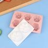 2/6 Cavity Cat Paw Silicone Soap Mold Animal Candle Resin Plaster Mold Diy Chocolate Jelly Cake Ice Cube Making Desk Decor Gift