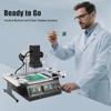 BGA-станция для реболлинга Ir6500, 1250 Вт, с инфракрасным нагревом и 8 температурными зонами - 110 В, паяльная машина для оплавления BGA, ремонта SMT/SMD