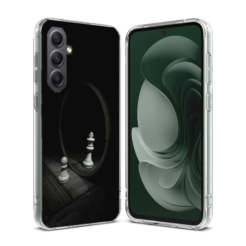 Competitive Chess Game Phone Case for Samsung A16 A26 A36 A56 A17 A37 A57 A07 A06 A02S A03 A04S A05S Galaxy Note 20 10 A50S A71