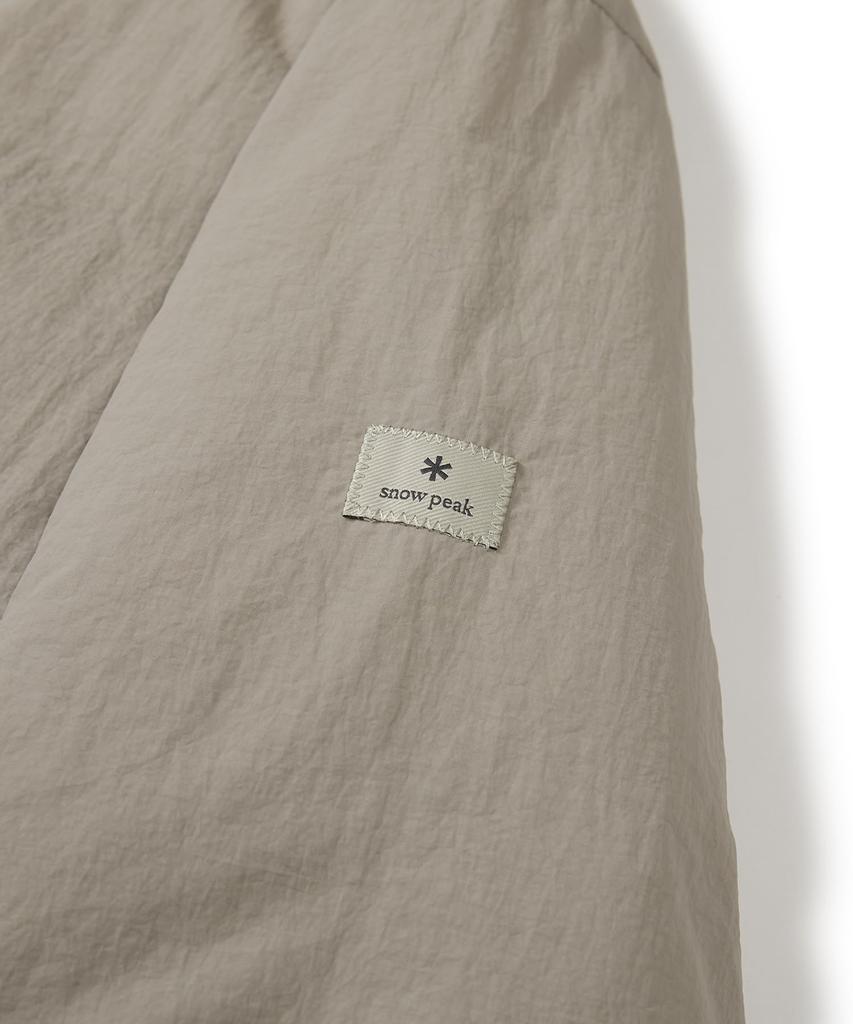 Snow Peak Пуховик Land Hood LW Верхняя одежда Пух и туман Размер L GS-S25WMGDJ50, Куртка, Наполнитель, Мужской Женский, Серый,