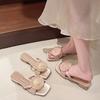 Fashion Chic Pink Flower - Decor Mule Slides | Elegant & Sweet, Perfect for Summer Dressy & Daily Looks