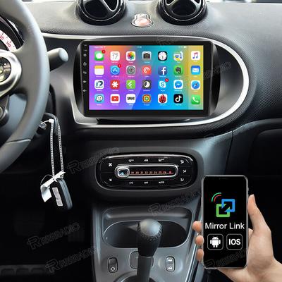 9-дюймовый Android 13 GPS CarPlay для Mercedes Benz Smart Forfour Fortwo 453 с задней камерой 2 ГБ+32 ГБ