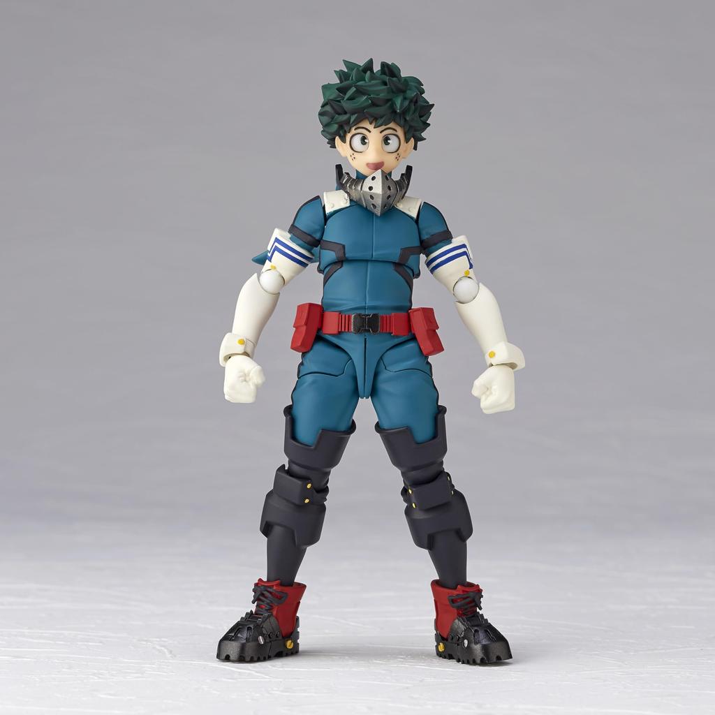 Kaiyodo Revoltech Amazing Yamaguchi My Hero Academia Izuku Midoriya Высота 150 мм, окрашенная подвижная фигурка, приблизительная. ПВХ и АБС без масштаба