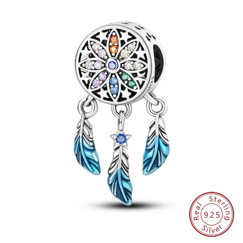 100% Медь Бабочка Фея Мечта Океан Ракушка Жемчужина Русалка Морская Черепаха Подсолнух Шармы Бусины Подходят для Браслетов Qikaola