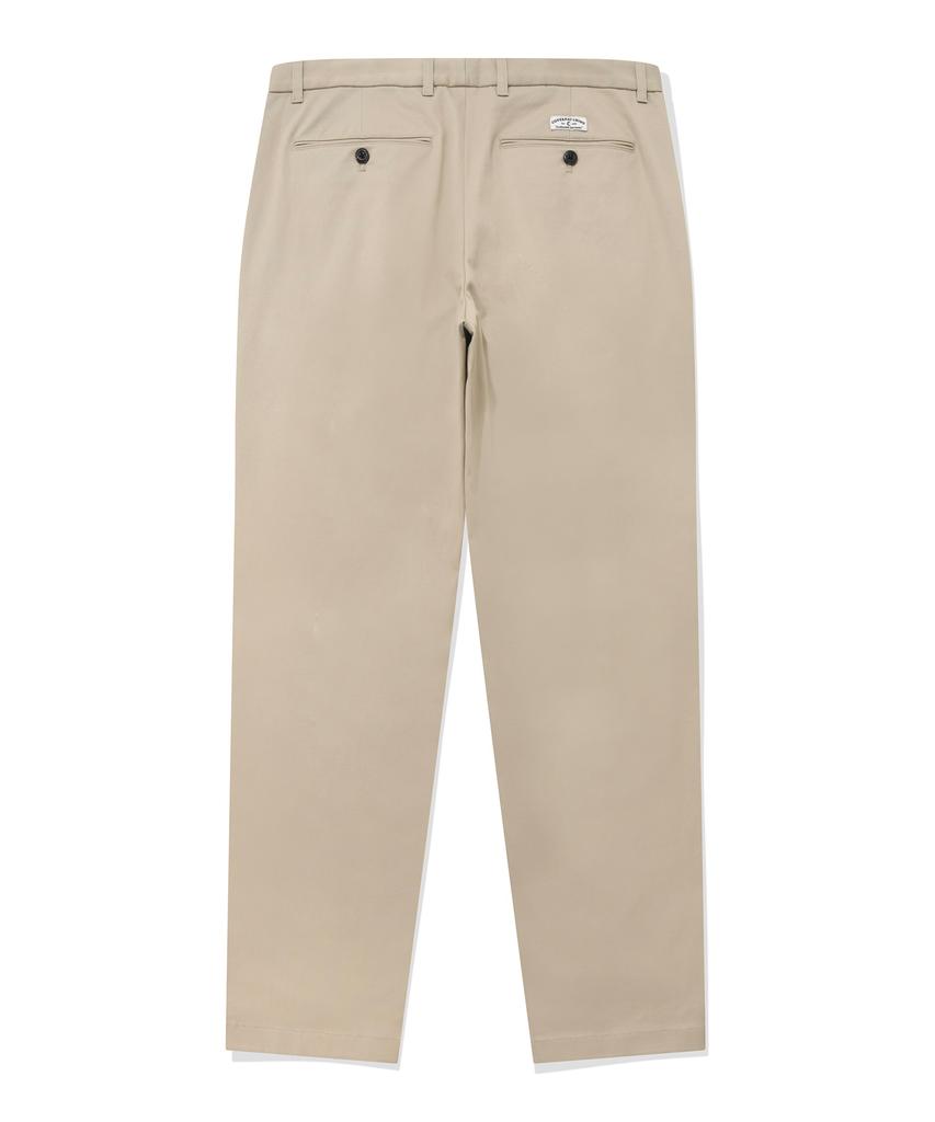 COVERNAT Straight Chino Pants Beige