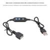 Энергосберегающий USB-таймер Компактный 60 см USB-таймер Переключающий шнур Для светодиодного освещения аквариума и офисной техники