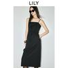 Ретро приталенное платье LILY для женщин