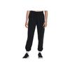 Under Armour Solid Color Elastic Tapered Letter Embroidered Knitted Sports Pants Women Pants Black 1379440-001
