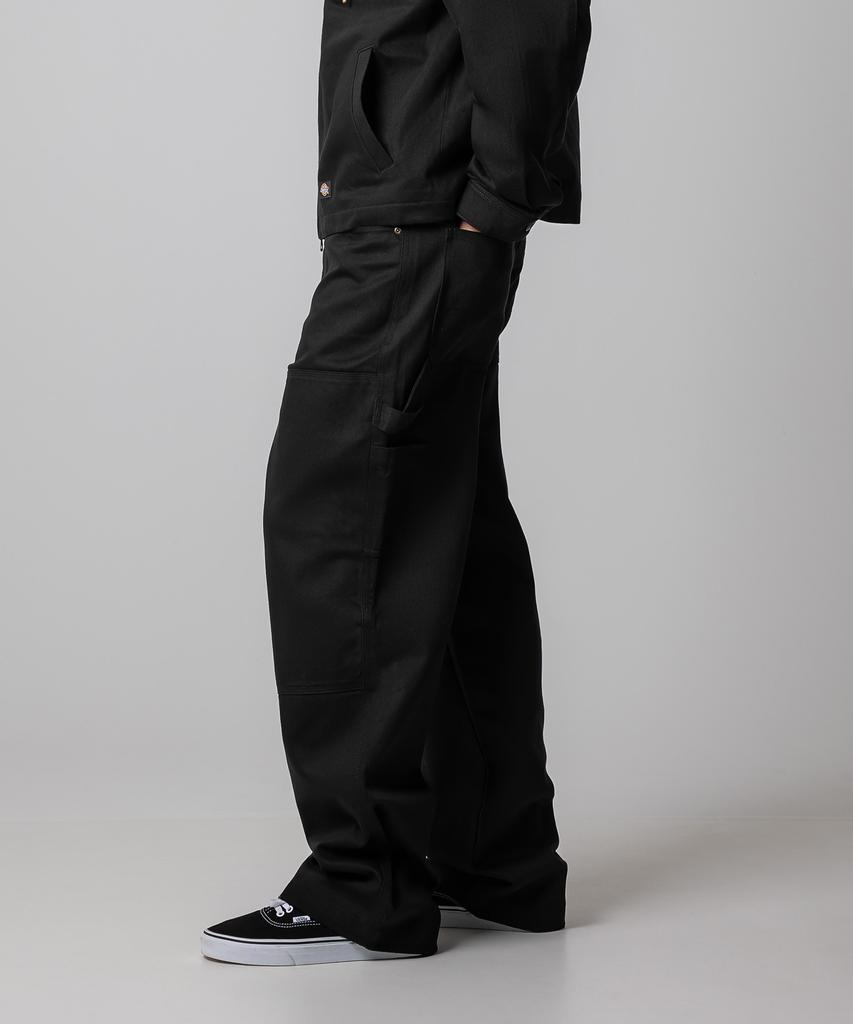 Dickies Рабочие брюки из саржи с двойными коленями для плотника Черные