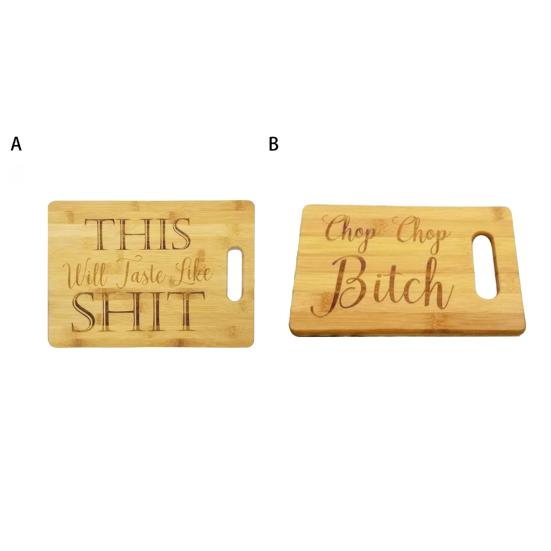 Персонализированные разделочные доски, забавная разделочная доска, бамбуковая гравированная разделочная доска с инициалами, деревянная сырная доска, юмористический грязный рождественский подарок для друзей