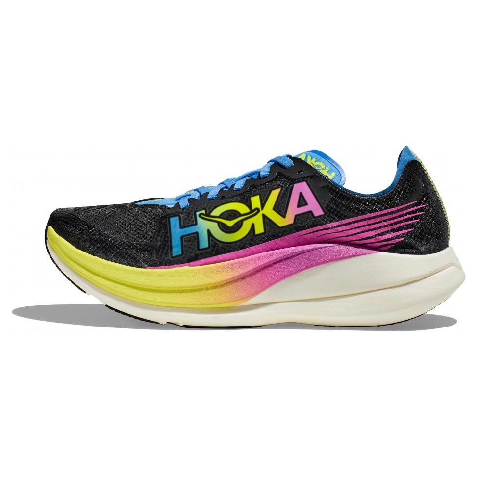 Кроссовки унисекс HOKA Rocket X 2 Black Rainbow мульти 1127927-BKML