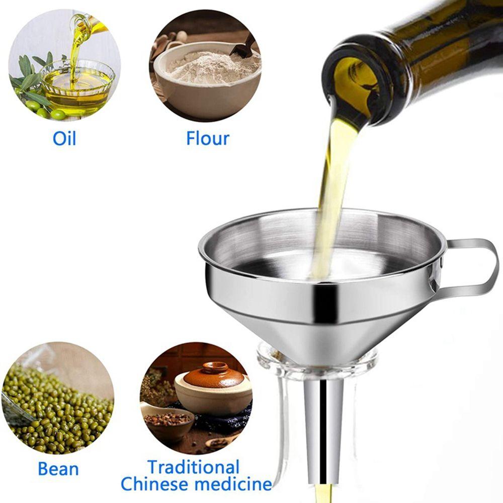 Stainless Steel Premium Detachable Food Grade Kitchen Tools Filter Screen Funnel Filter Strainer
