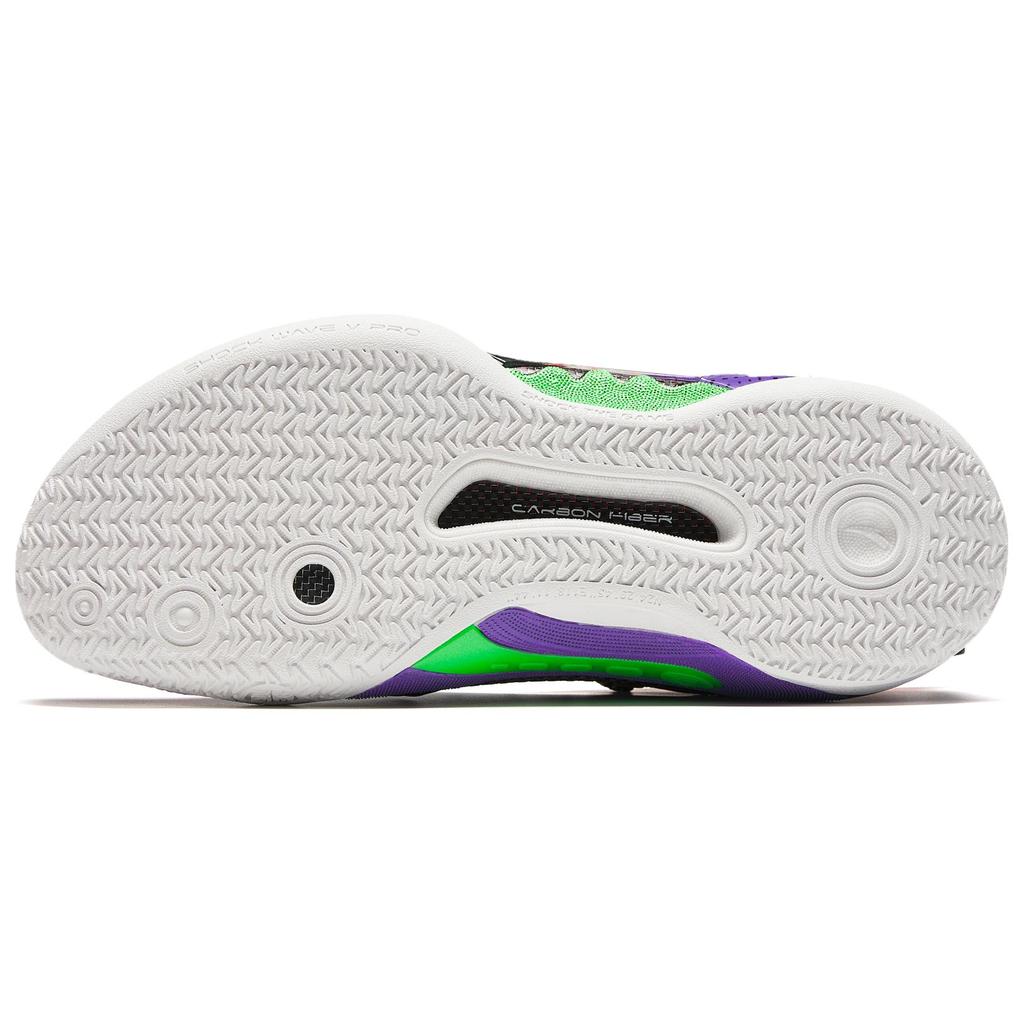 Anta Crazy Tide 5 Pro Black Moon Nitrogen Technology Shock Absorption Wear Resistant Low Top Basketball Shoes Men Sneaker Multicolor 112421111S-1