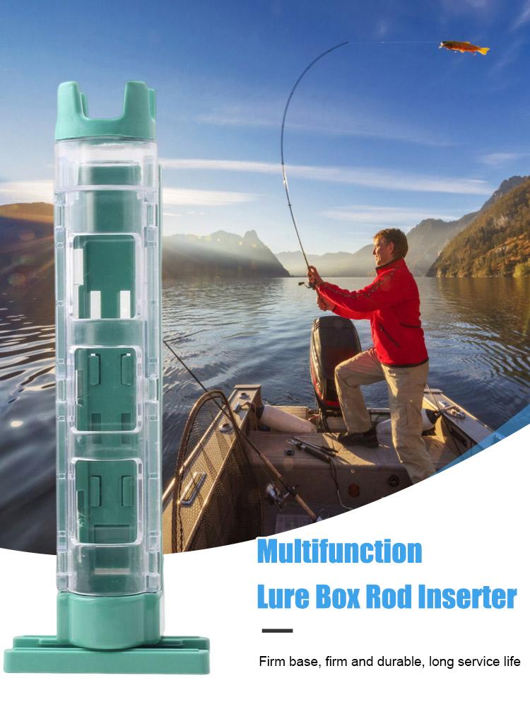 Fishing Box  Holder Detachable Fishing Box Rod Display Bracket Adjustable Portable  Snap Design for Angler Supplies
