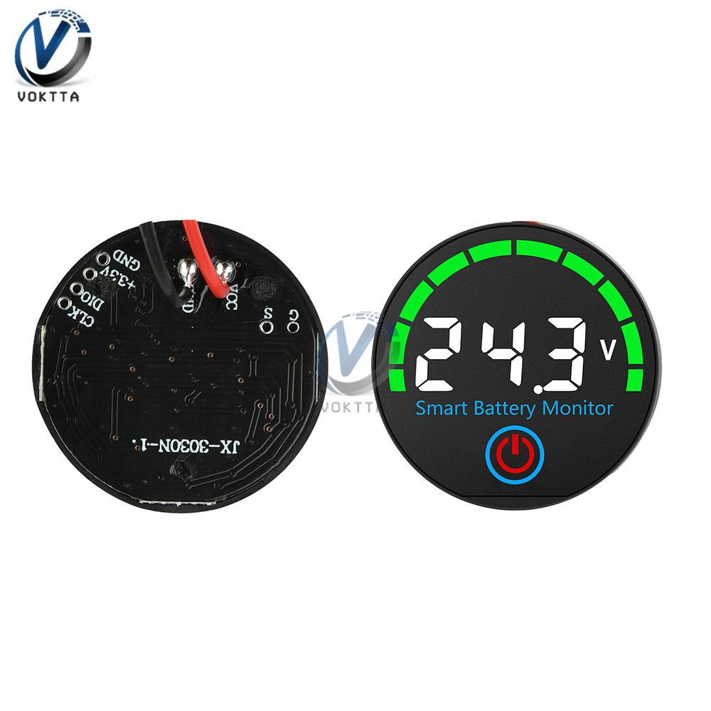 DC 7-11V LED Indicator Voltmeter 1-11S 11V 11V 16V 18V Battery Level Indicators Universal Battery Lithium Capacity Display Board