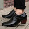 Long Nose Python Leather Men Dressing Shoes Heels Men's Shoes Classic Italy Men Shoes Sneakers Sport Tenisfeminino