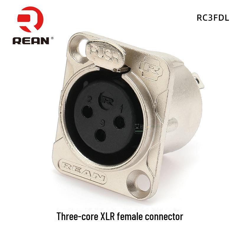 Модуль разъема REAN Yongsheng 3-Core XLR YS145 Male & Female D-Type для стационарной установки