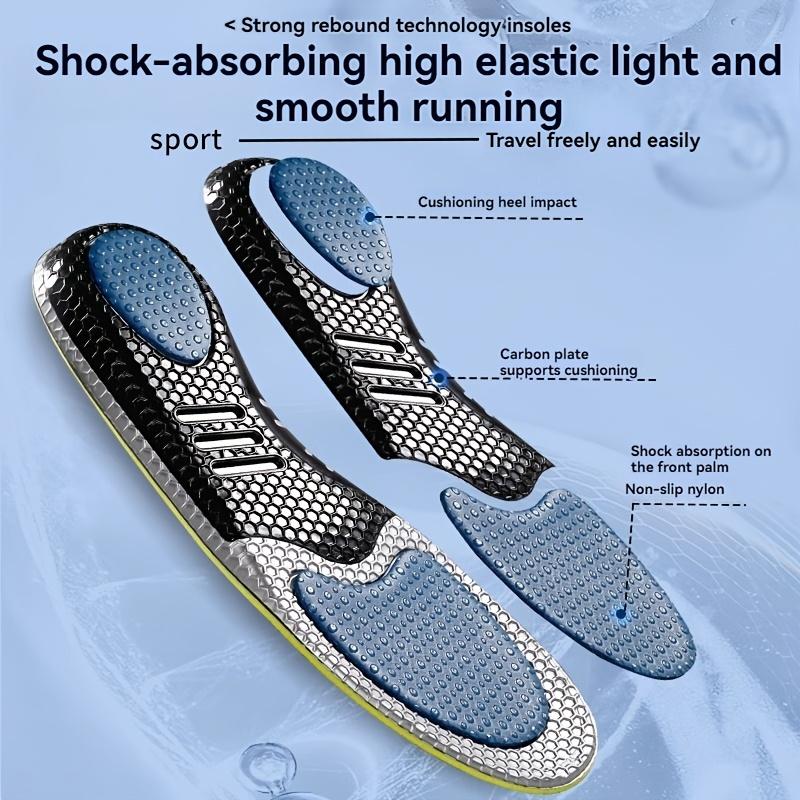 Амортизирующие силиконовые стельки - Удобная амортизация, поддержка свода стопы для бега и стояния, обувные подкладки