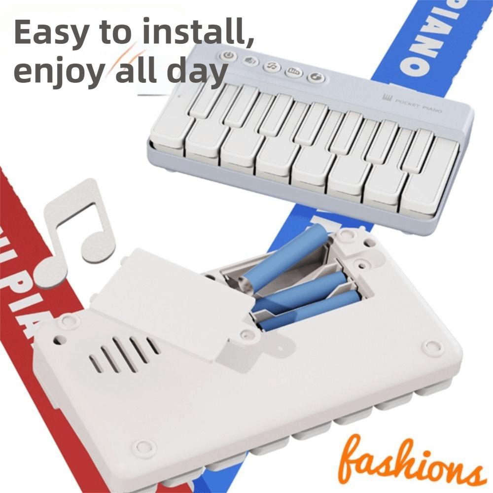 Portable Design Learning Piano Keyboard 7 Colors LED Electronic Organ Keyboard Birthday Gift