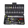 NEW Car Repair Tool Kit 46/53 Piece/Set 1/4-Inch Socket Set Car Repair Tool Ratchet Torque Wrench Combo Auto Repairing Tool Set
