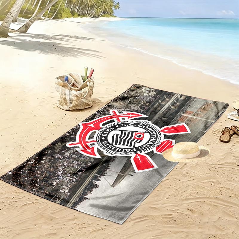 Corinthians Print Beach Towel, Large Soft Quick Dry Towel for Beach Camping Swimming