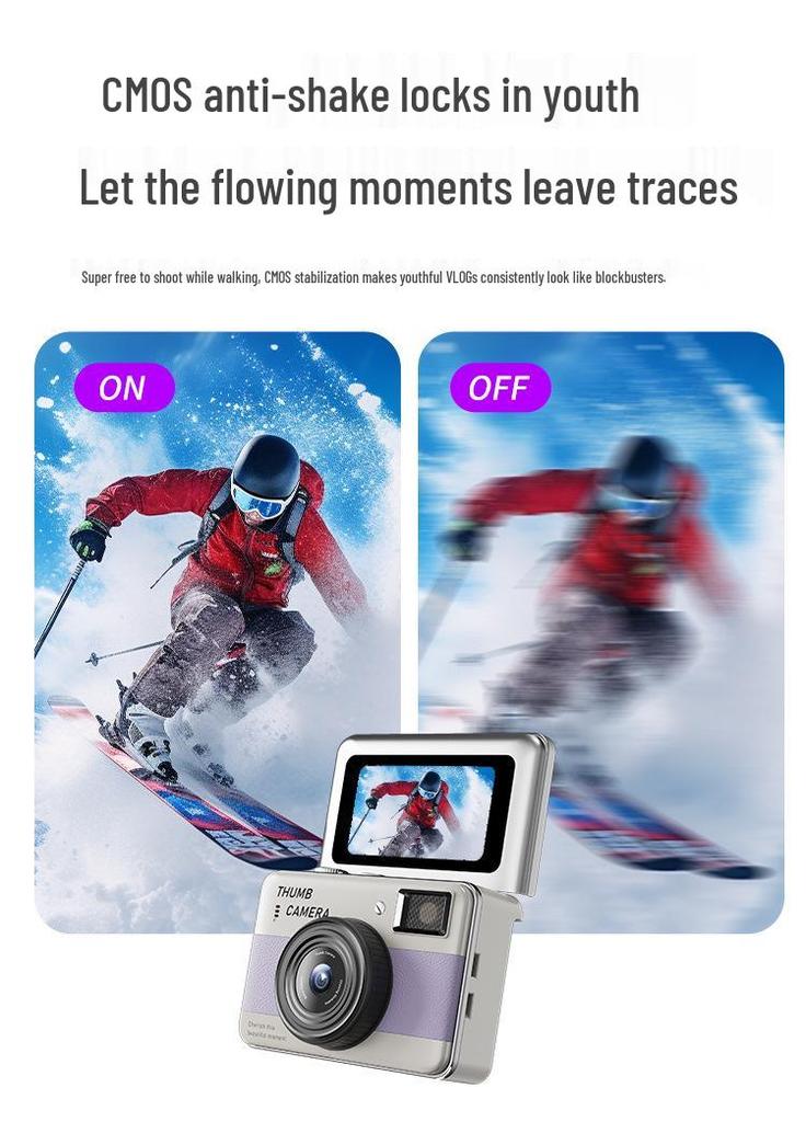 Y11 Mini Autofocus Student Camera - 68MP HD CCD