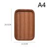 Wooden Tray Ins Style Small Wooden Tray Rectangular Dinner Plate Cake Bread Coffee Tea Set Solid Wood Plate Tray