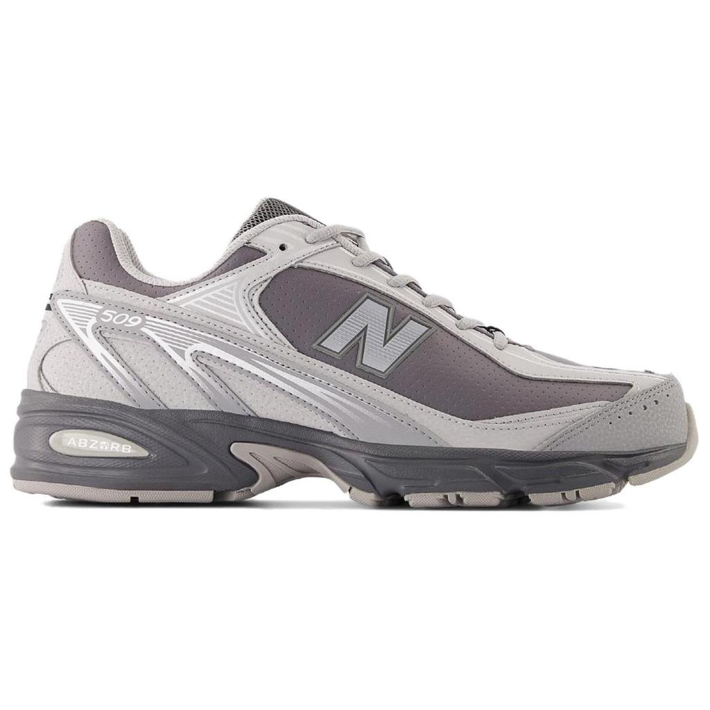 New Balance NB 509 Удобные Легкие Дышащие Кроссовки для Бега из Синтетической Кожи Унисекс Серые U509DA