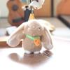 Keychain Rabbit Plush Backpack Charm Toy With Scarf Stuffed Gift Kids For