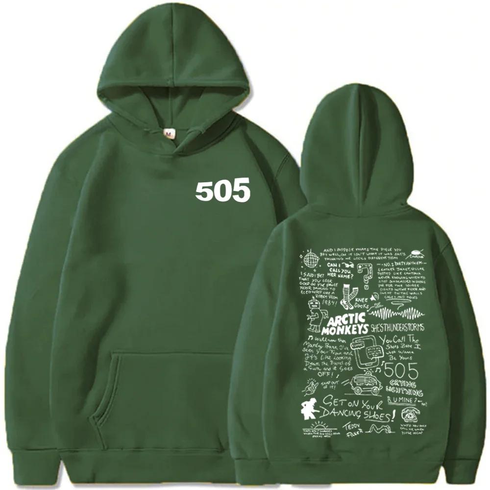 505 Hoodie Arctic Monkeys Music Hoodie Arctic Monkeys Merch Подарок для фанатов Arctic Monkeys Пуловер Топы Уличная одежда Унисекс