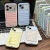 Контрастная цветная большая оконная присоска невидимый кронштейн для Apple 17PROMAX Макаронный сплошной цветной всесторонне защищающий чехол для мобильного телефона 18