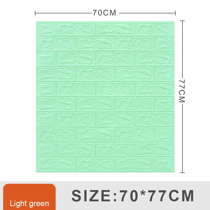 70*77 см 10/20 шт. 3D пенопластовые наклейки с имитацией кирпича для спальни водонепроницаемые обои