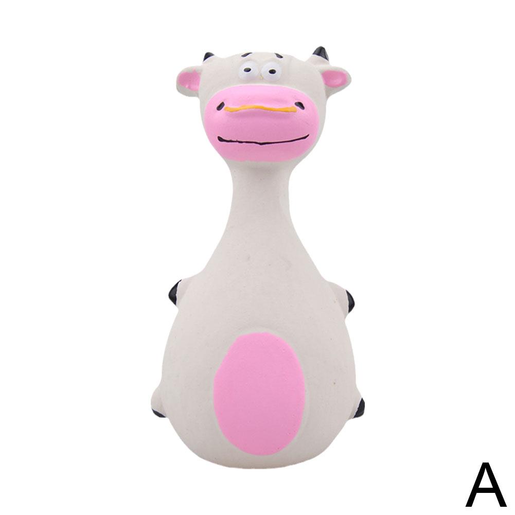 1pc Soft Rubber Chewy Toys Four Styles Squeaky Interactive Throwing Games Cute And Fun Suitable For Small And Medium Sized Dogs